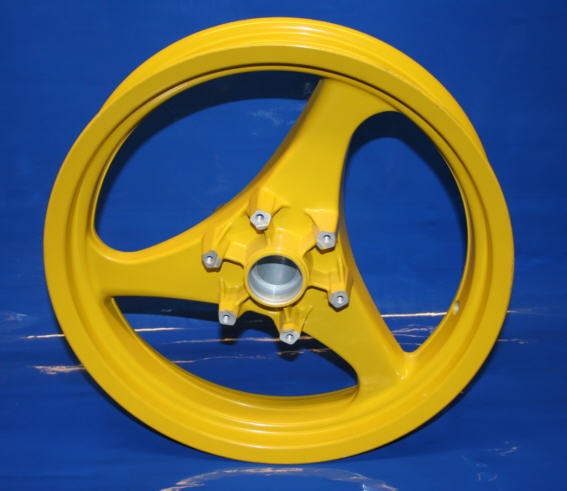 Ruota di alluminio K1 giallo anteriore 3,50x17