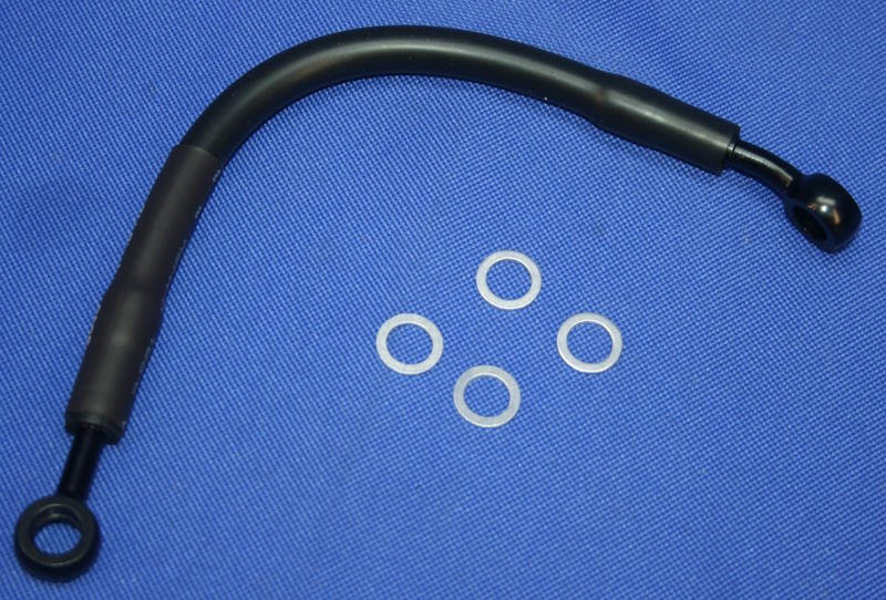 Stahlflex-Bremsschlauch R45 R65 oben 9/81- Normallenker