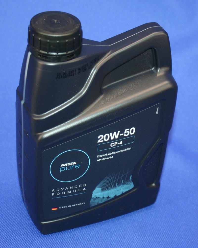 Motoröl 20W50 Avista in Literflasche