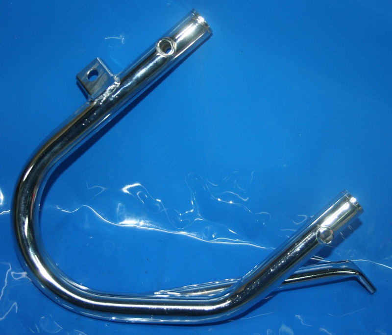 Sturzbügel re. R45/65 chrom Behörde mit Lampenhalter