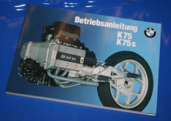 Betriebsanleitung K75-K75S deutsch -8/92 3.Auflage 2/1990