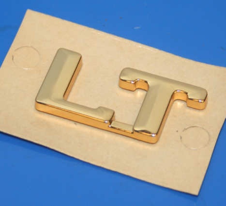 Plakette LT gold am Sitzheck+Verkleidung