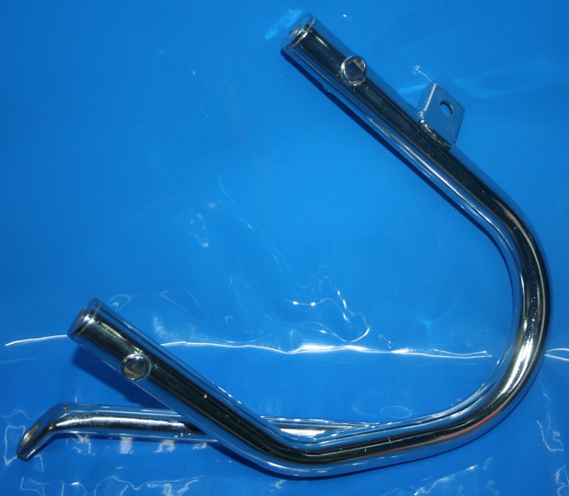 Sturzbügel li.R45/65 chrom Behörde mit Lampenhalter