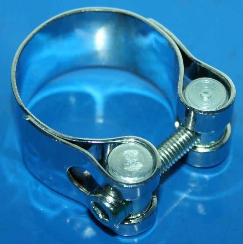 Schelle Schalldämpfer R45/65 35mm Krümmer chrom