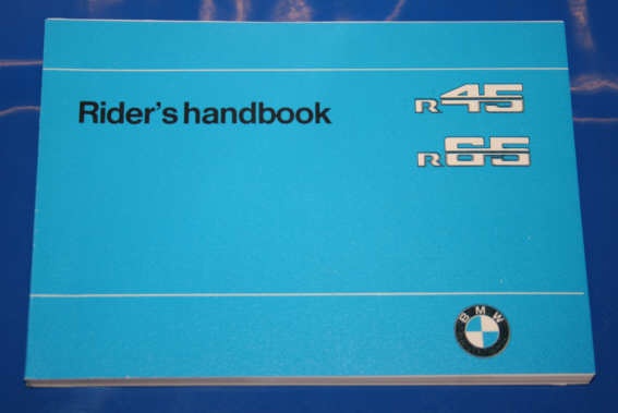 Betriebsanleitung R45/65 english owners manual 1978-1980