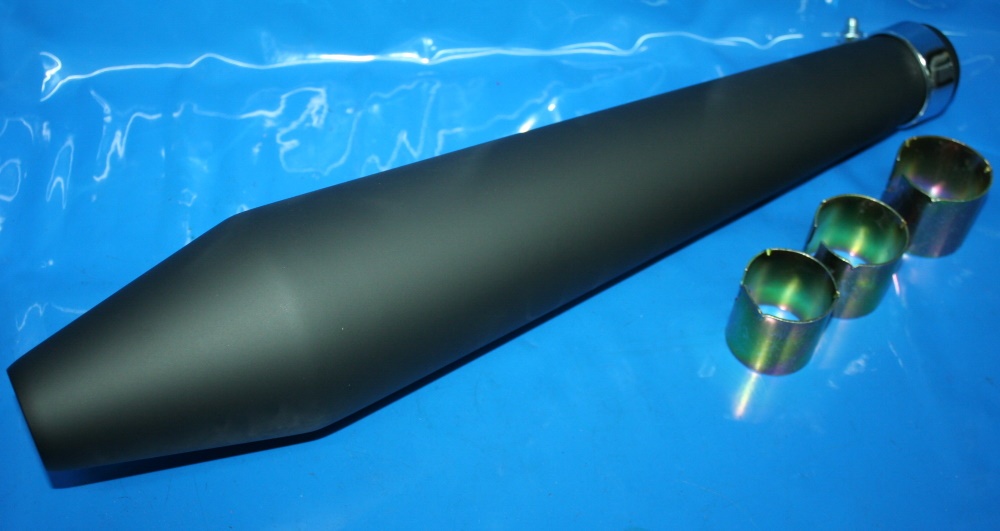 Schalldämpfer Caferacer schwarz li.oder re. o.TÜV