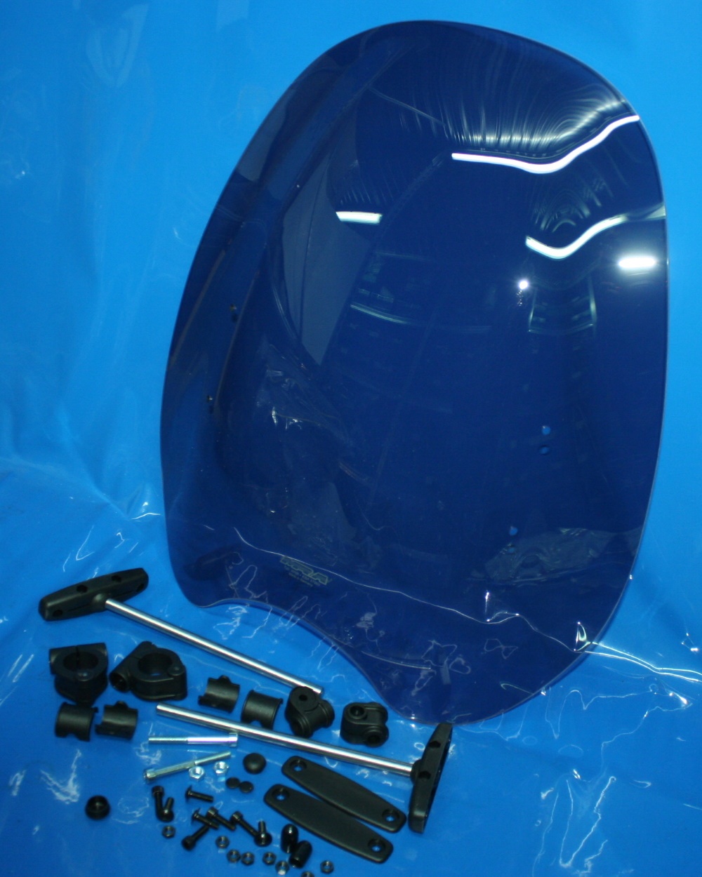 Windschild /6-95 getönt m.Anbauteilen ca.B43,5xH49,0cm