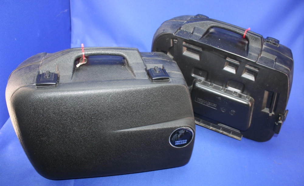 Koffersatz Junior 40 schwarz Hepco & Becker GEBRAUCHT !