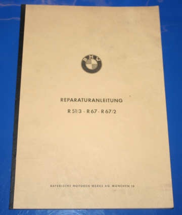 Werkstatthandbuch R51/3 R67,67/2 deutsch