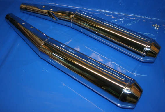 Schalldämpfer R65/80/100 chrom 85-/6 Form