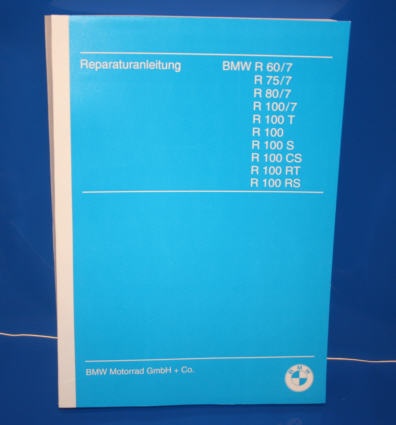 60 / R100 R80 R75 neu 75 80 BMW Werkstatthandbuch/ Reparaturanleitung R 100 