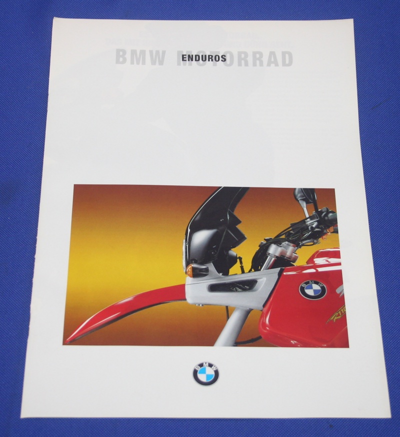 Prospekt BMW Enduros 1994 deutsche Ausg.8/93 8 Seitig