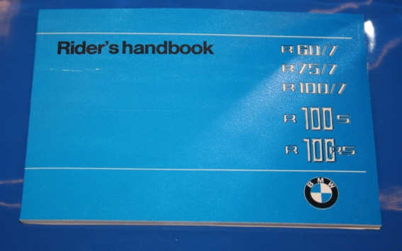 Betriebsanleitung R60/7,75/7,100 english owners manual