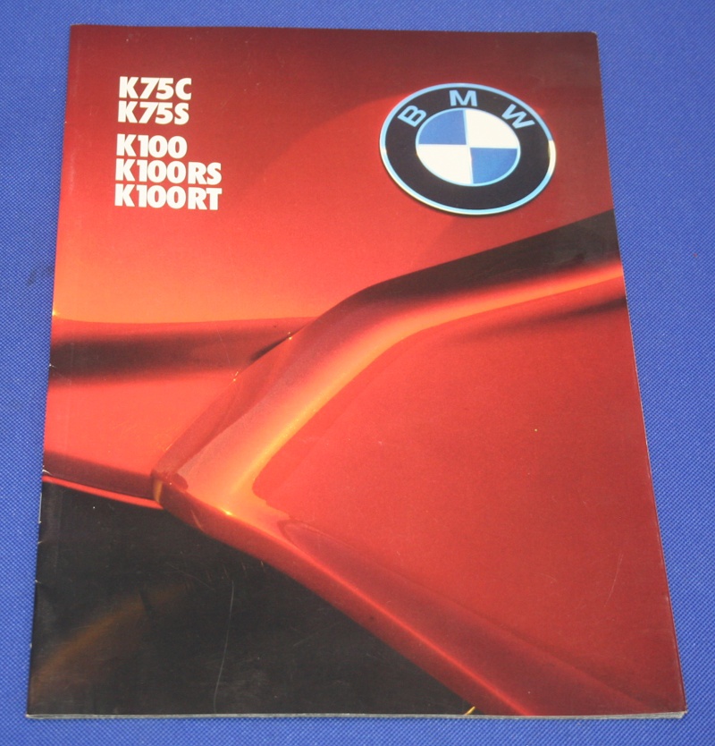 Prospekt BMW K100 K75 deutsche Ausg.9/85 28 Seitig