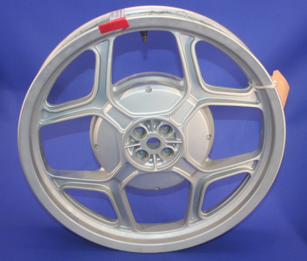 Hinterrad R80 R100 85- Gu&szlig; 2,50x18 Y-Sp.silber  GEBRAUCHT!