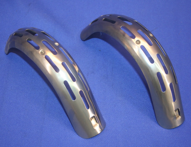 Copritubi scarico inox kit