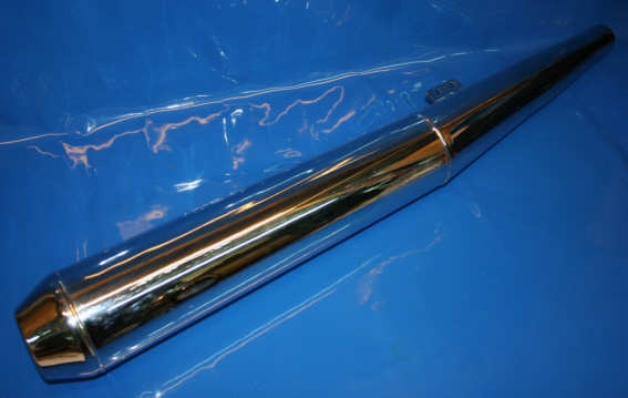 Schalldämpfer /6/7-84 re.38mm+40mm Nachbau chrom