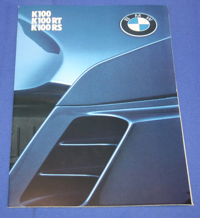 Prospekt BMW K100 K100RT K100RS deutsche Ausg.8/83 34 Seitig