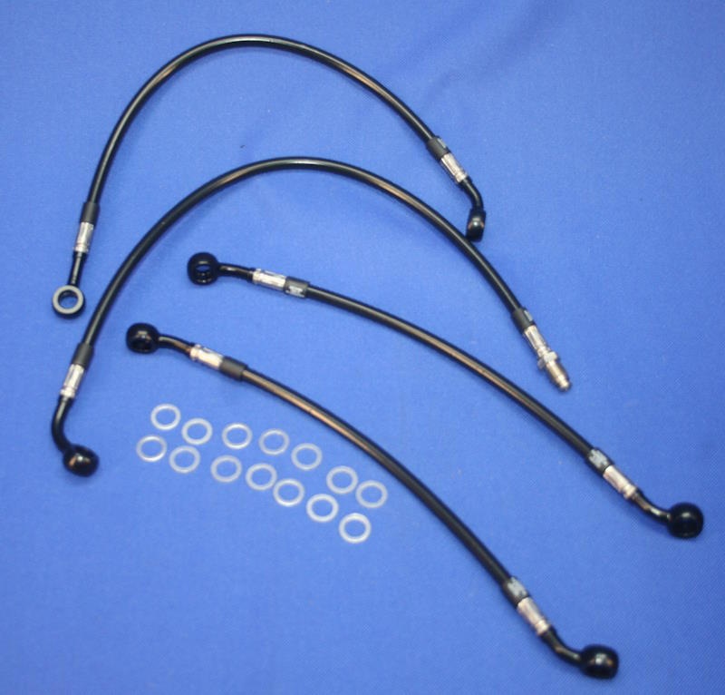 Stahlflex-Bremsschlauch R1100RS 4 tlg.vorn ABS 1997-