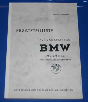 Ersatzteilkatalog R75 Wehrmacht Deutsch