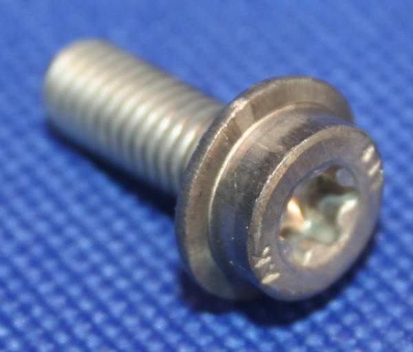 Innentorxschraube M6x16 Alu mit Flansch