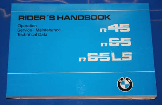 Betriebsanleitung R45/65/65LS english owners manual