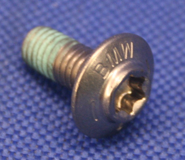 Innentorxschraube M6x16 Alu mit Flansch +Sicherungslack A2