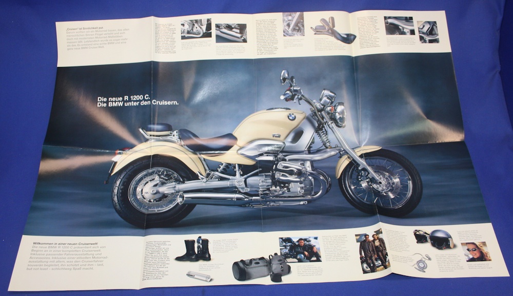 Poster R1200C mit Prospekt deutsch Ausg.1997 ca.780x540mm