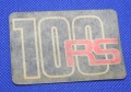 Aufkleber R100RS am Sitzheck sw/gold/rot alter Lagerbestand
