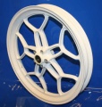 Ruota di alluminio R65LS bianca anteriore