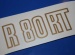 Aufkleber R80RT gold 81-84 Batterieabdeckung